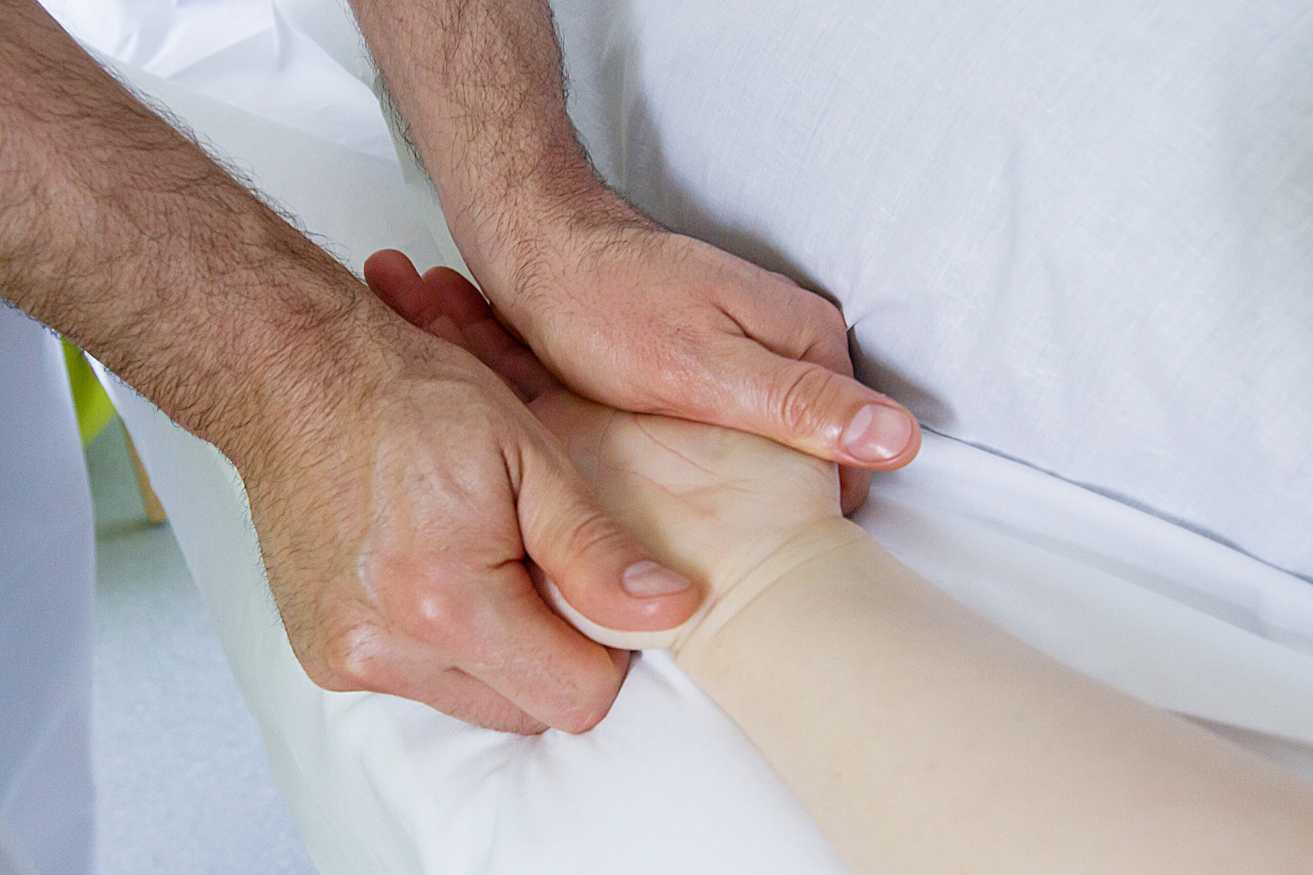 Restorative hand massage.